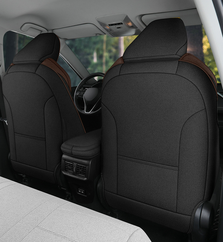 Suitable for Toyota Frontlander Car Seat Covers 2022-2024 Models, Fabric Linen Breathable Full Surround Seat Cushion Cover