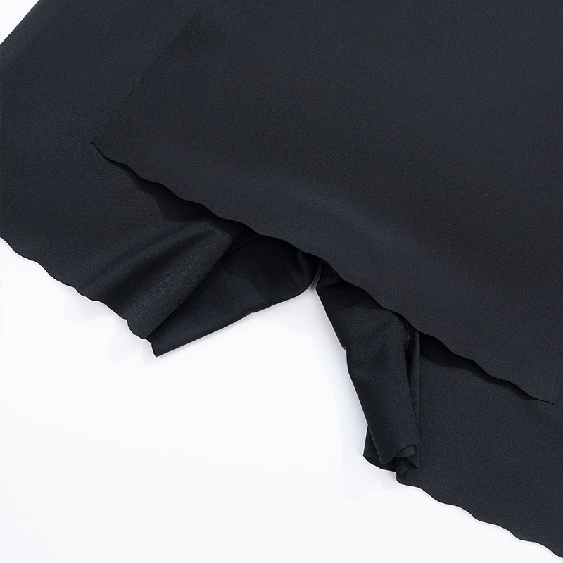 Comercio exterior respirable hielo damas pantalones de seguridad anti-luz y cubierta triangular sin marcas leggings de cintura alta para mujeres