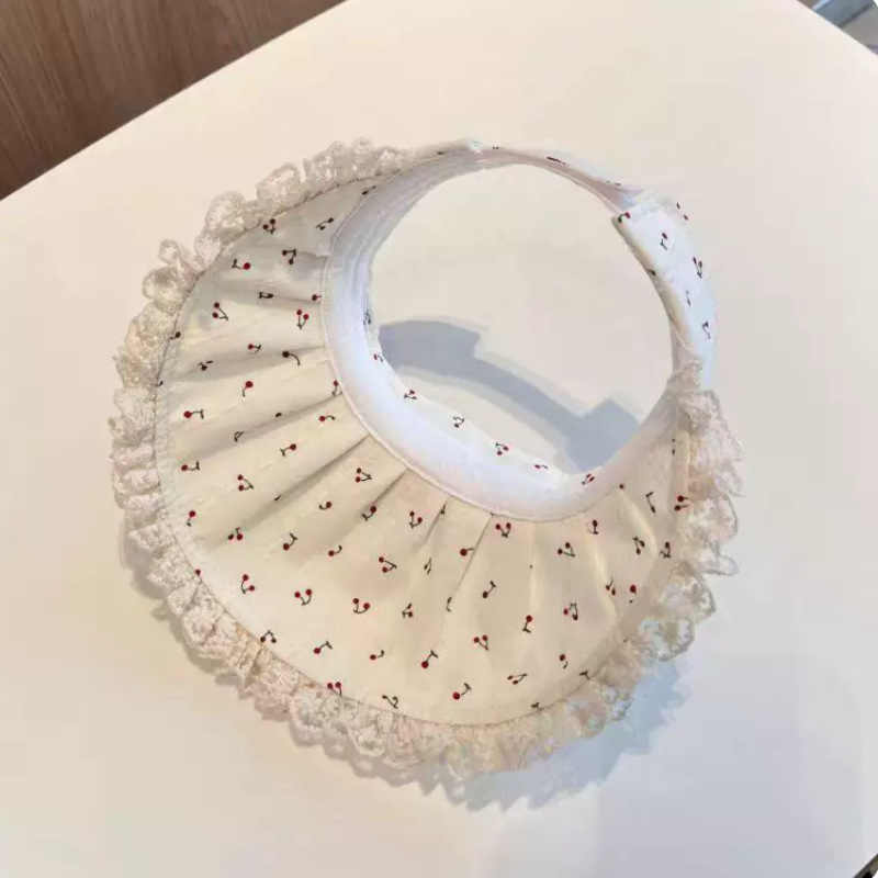 Casual Sonnenhut Für Babys Und Mädchen Mit Großer Krempe Kirsche_voghion.com