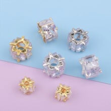 �߱�ɫ14K��ɫ΢肷�䆸��鷽�Kɢ��diy��朴���ˮ�������Ʒ���