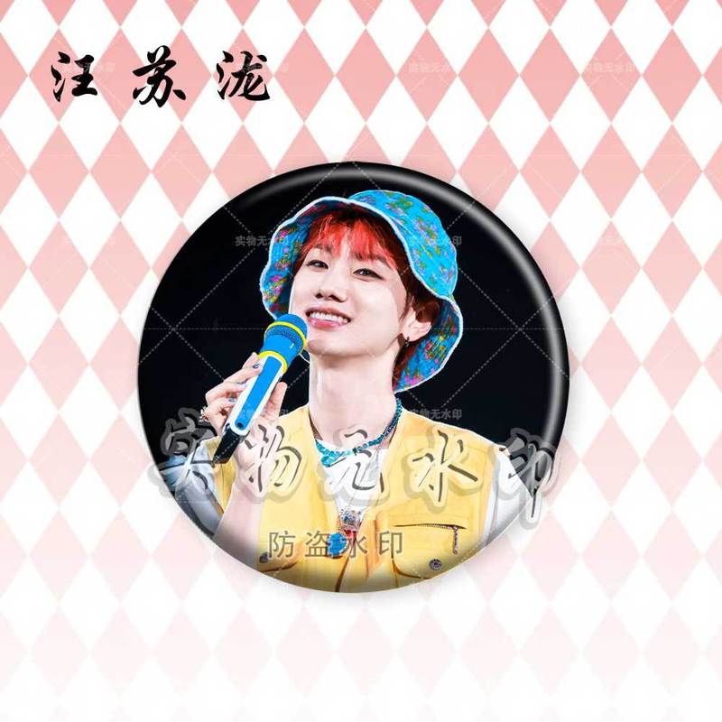 汪苏泷演唱会明星周边镭射吧唧徽章谷子周边粉丝应援胸针痛包挂件|undefined