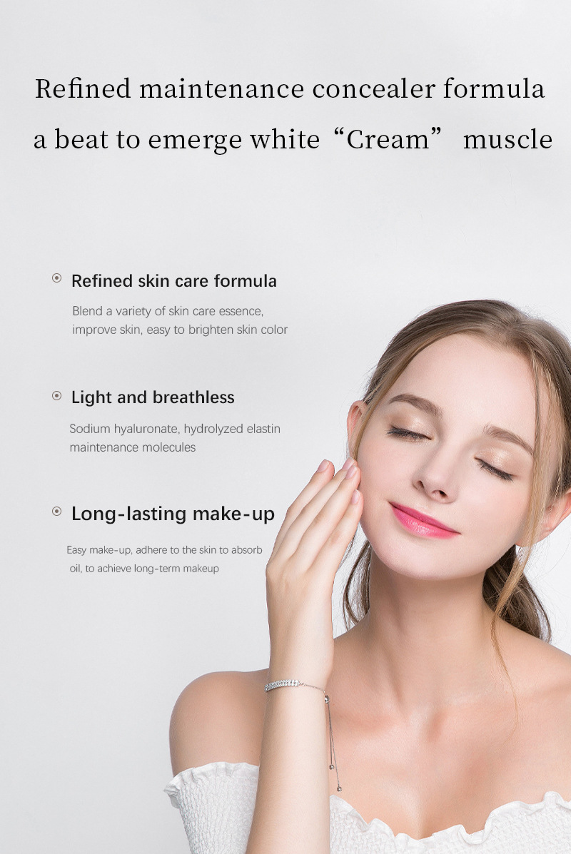 The new matte double-headed foundation is oil-control, brightening, concealing, long-lasting, breathable and comes with a brush undefined