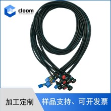 新能源電動汽車 點動按鈕圓形自復位開關線 定制汽車線束