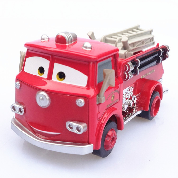 thumbnail for Car Story 2 Red Fire Truck Alloy Children Cartoon Simulation Toy Car Model