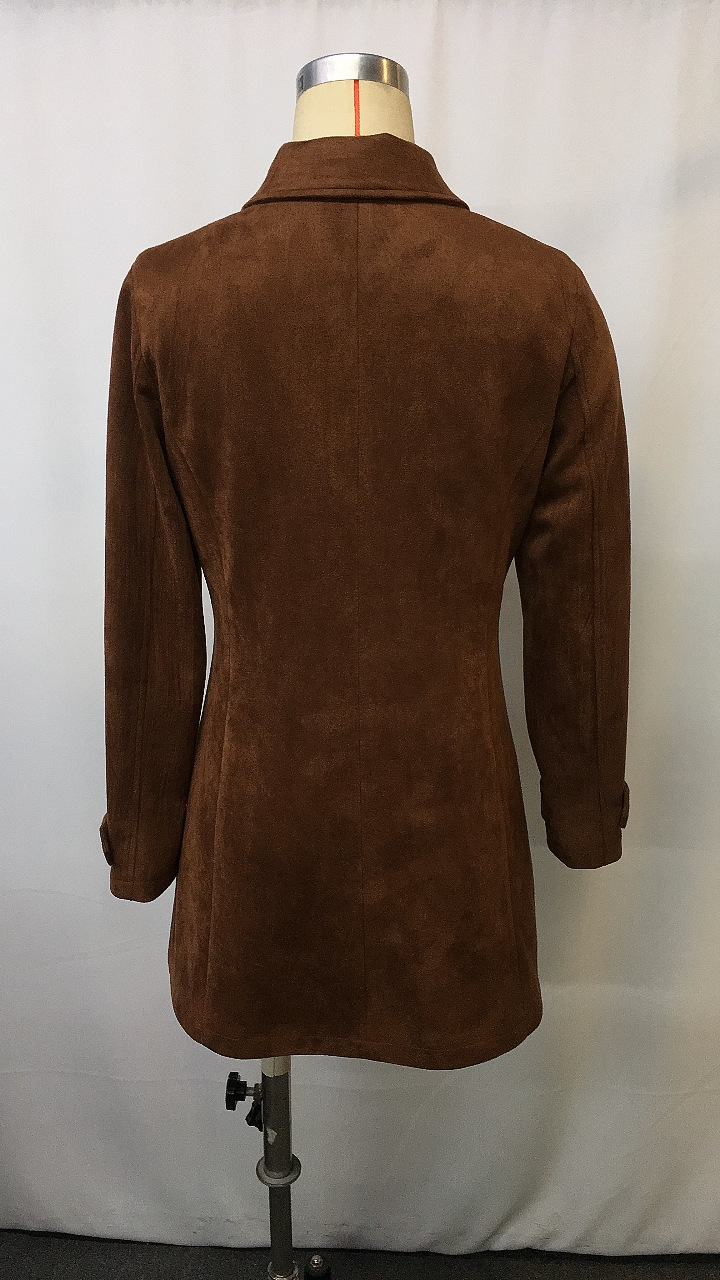 Women's Suede Jacket Retro Casual Outerwear For Autumn And Winter_voghion.com