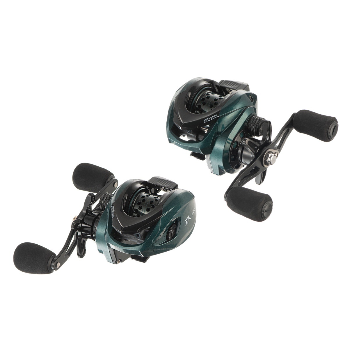 Nueva ATD200 línea anti-Explosión de largo alcance rueda de gota de agua Luya micro-objeto blanco tira de alambre de luz negro rueda de tambor de Copa