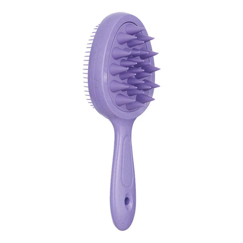 Scalp Massage Brush Avocado Shape, Detangling Hair Comb for Wet & Dry Hair, Portable