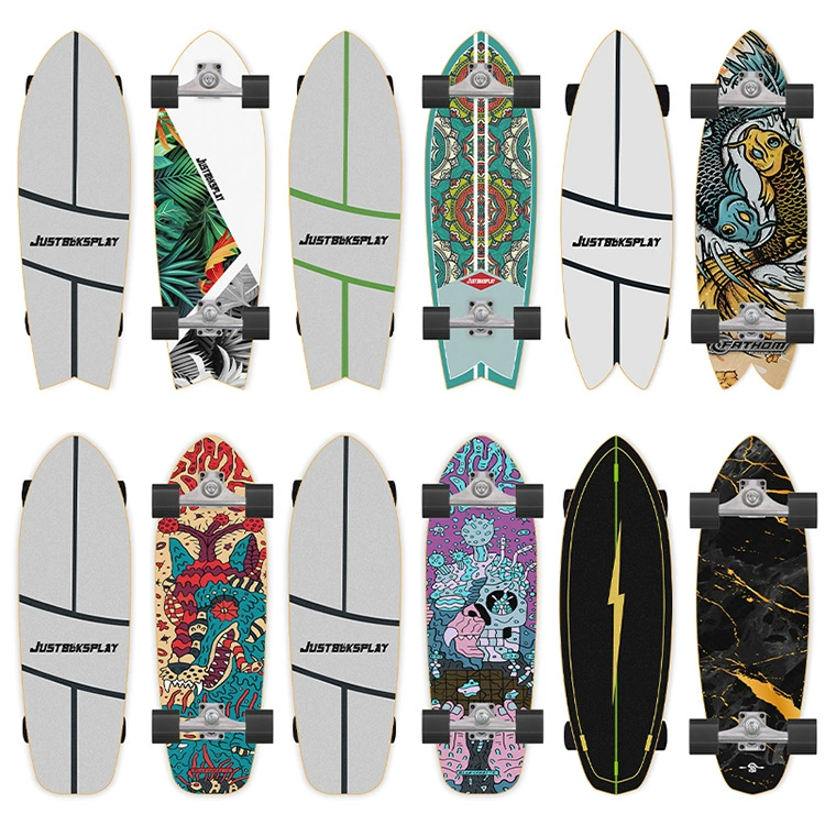 Лед Surfing Board Bridge Spring PU двойное рулевое управление SM Pusher симулятор серфинга скейтборд