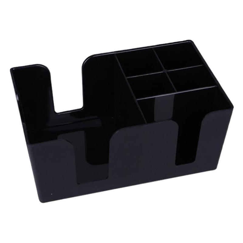 Caja de paja de tejido acrílico negro caja de paja caja de tejido multiusos caja de paja de tejido bar de vinos de pie