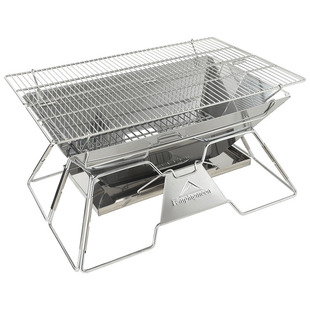 Coleman MT-3 large folding portable camping barbecue grill stainless steel barbecue grill grill oven grill net