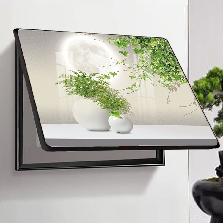 Electric Meter Box Decorative Painting Simple New Distribution Box Blocking Electric Switch Living Room Modern Punched Hanging Painting Mural