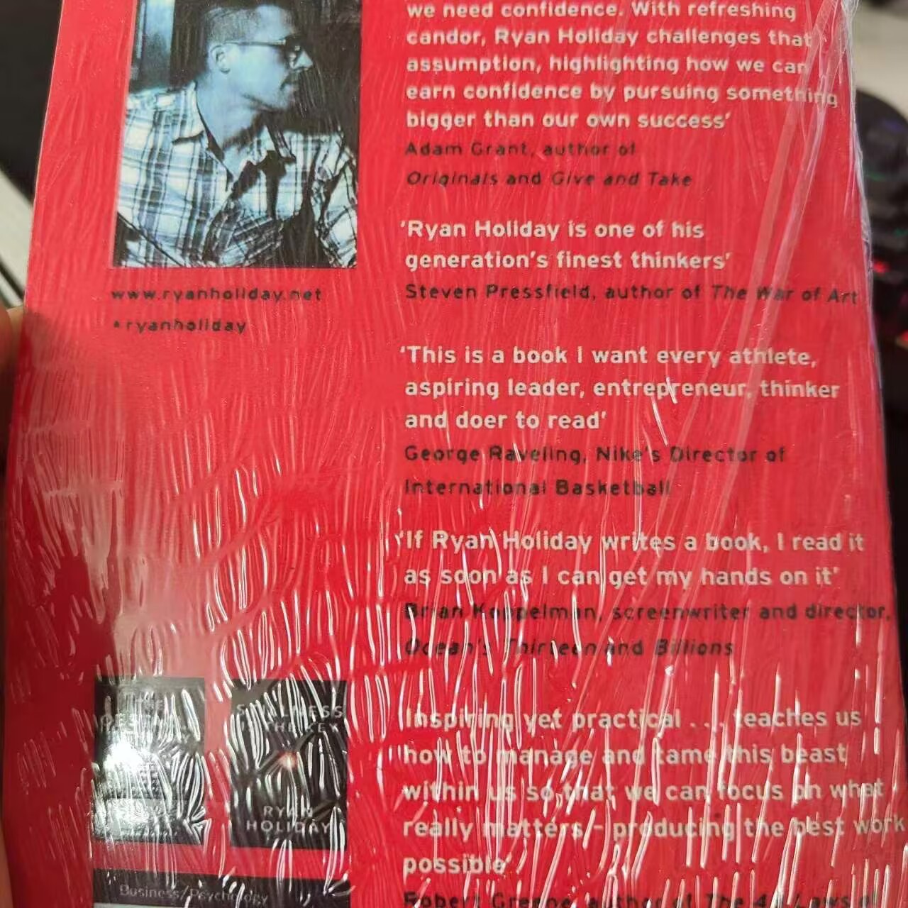 EGO IS THE ENEMY By Ryan Holiday Paperback Novel #1 New York Times Bestseller Book