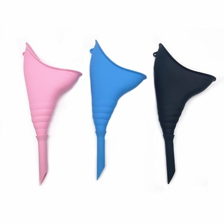 The new silicone urinal for women is a foldable and convenient emergency urination tool for outdoor travel undefined