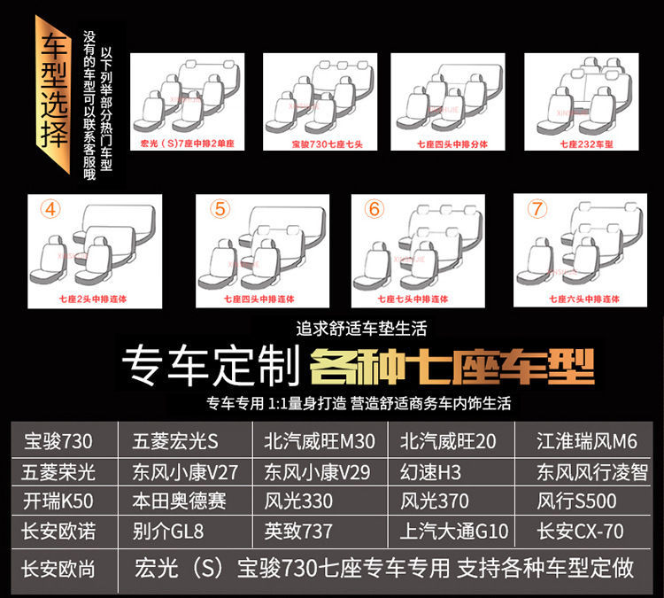 Suitable for Baojun 730 Floor Mats, Seven 7-Seat Surround, Full Coverage, Large Surround, All-Inclusive Car Floor Mats, Trunk and Tail Box Mats