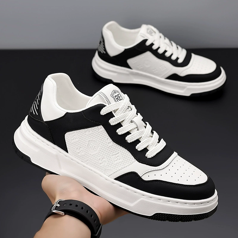 Демисезонные кеды на платформе, мужская модная обувь, спортивная универсальная повседневная обувь для отдыха, корейский стиль