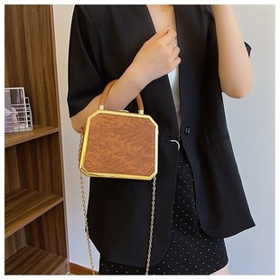 Women's Bag Cross-border Evening Bag High-end Sense New Fashion Handbag Crossbody Shoulder Bag Evening Bag All-match Box Bag