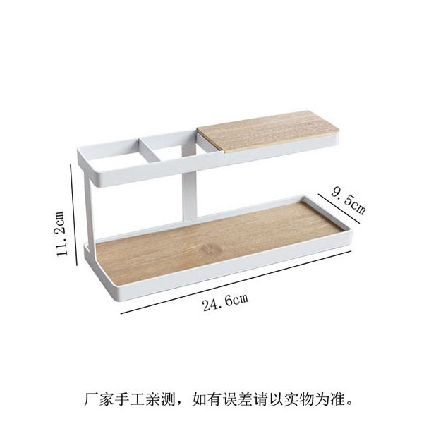 Escritorio de estilo japonés mesa de café titular reloj teléfono móvil control remoto almacenamiento rack hogar escritorio joyería organización rack al por mayor