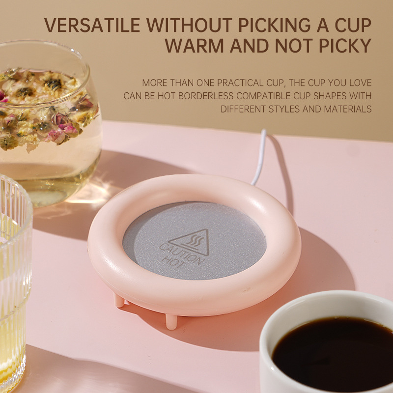 Sottobicchiere caldo intelligente a temperatura costante, isolamento termico per caffè al latte, ufficio e casa, sottobicchiere a temperatura costante di 55 gradi_voghion.com