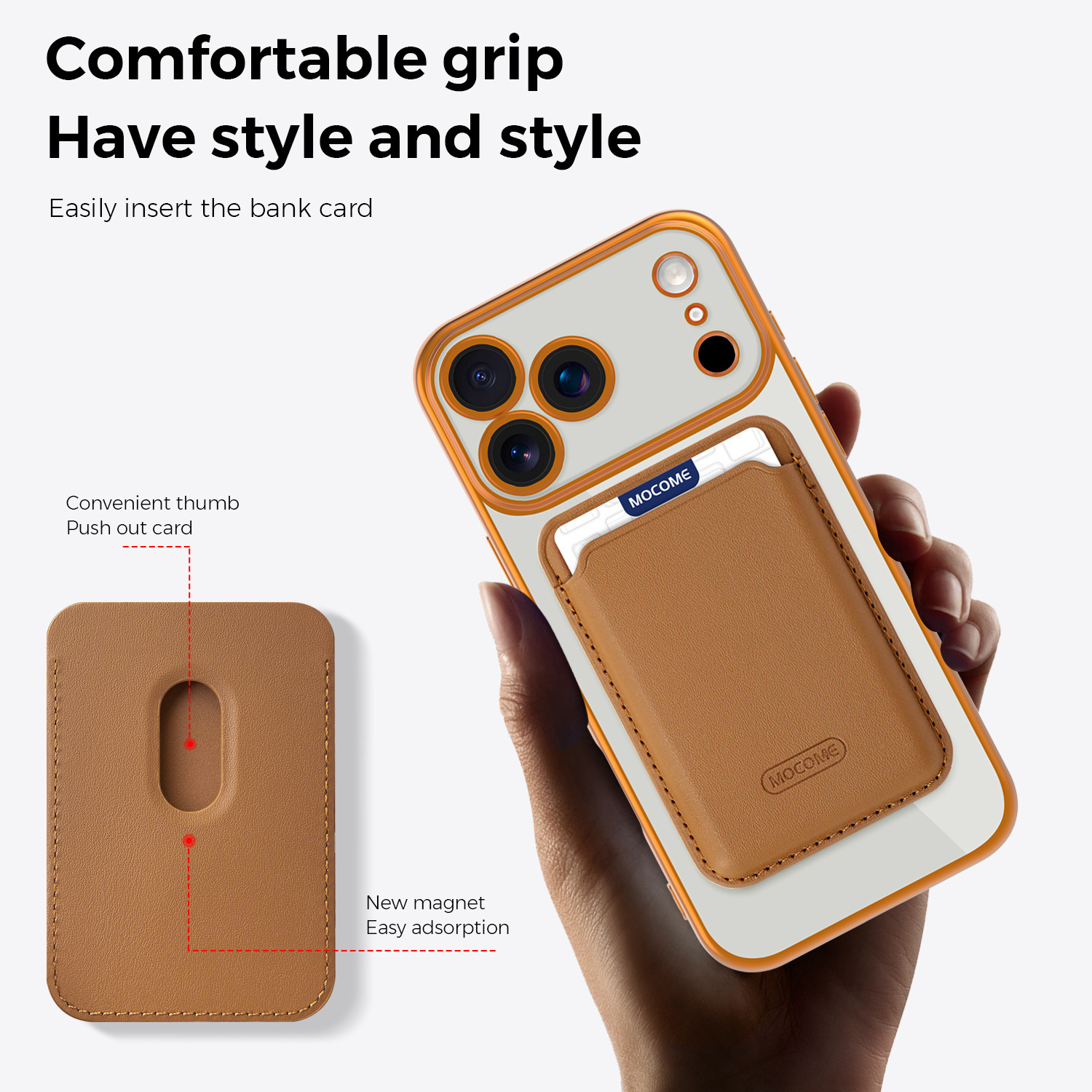 Neue magnetische Hülle im CD-Design mit Kartenhalter für iPhone 17 Pro Max, stoßfeste Hülle für alle iPhone-Serien_voghion.com