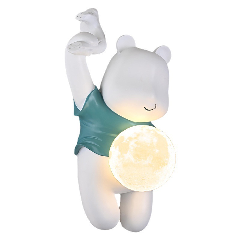 Sala de estar lámpara de pared pared de fondo pared de fondo creativa lámpara de pared para niñas dormitorio de niños moderna niñas cabezal de cama estudio pequeño