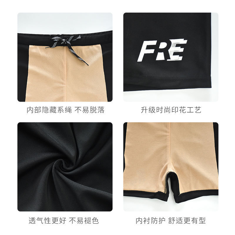Bañador de Tipo Bóxer para Hombre, Poliéster, para Natación image 4