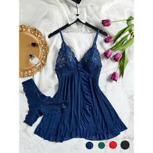 G 13772 Lace camisole loungewear set ��˿������ɫ˯����