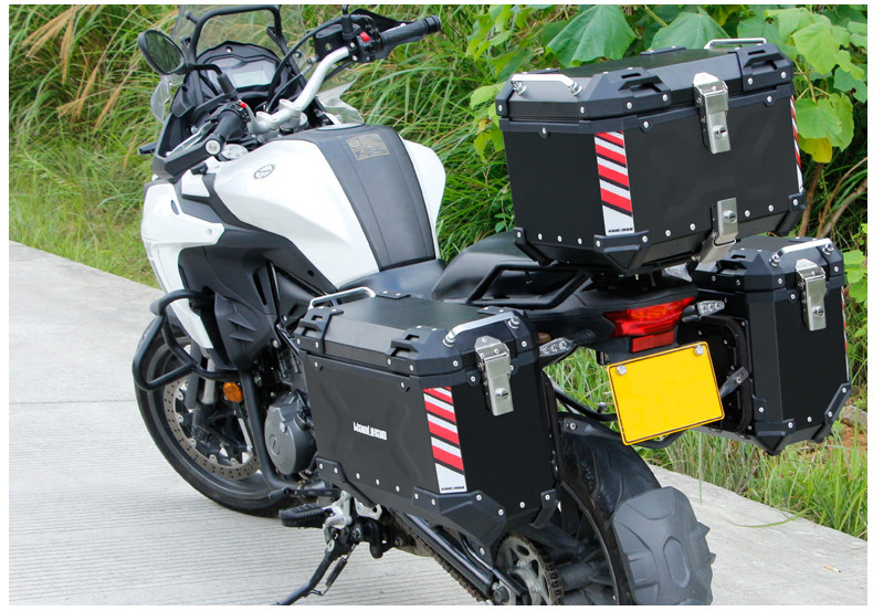 E70 Wanlihao Vespa GTS300 Motorcycle Aluminum Alloy Tail Box Electric Vehicle Aluminum Alloy Rear Trunk