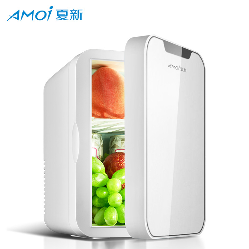 Amoi/ Amoi Car refrigerator Mini small-scale Refrigerator household dormitory Cooling Dual use Well-being gift