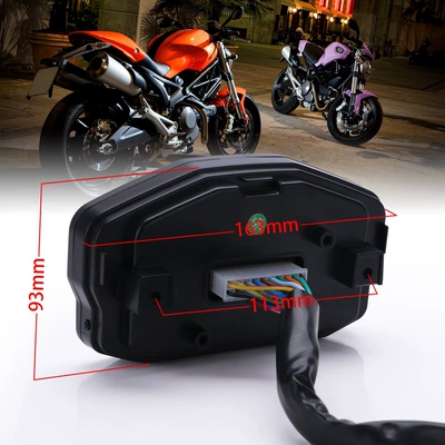 Motosiklet cihazları Tachometer Lcd Liquid Crystal Display