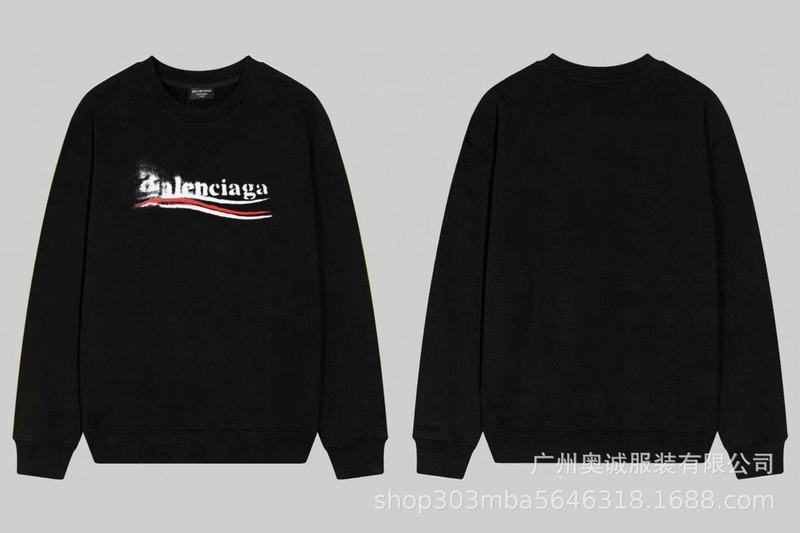 国境を越えた貿易 B's 24ss 秋 BB's ロゴプリント スウェットシャツ 380g コーマ綿二重糸 メンズ レディース スウェットシャツ|undefined