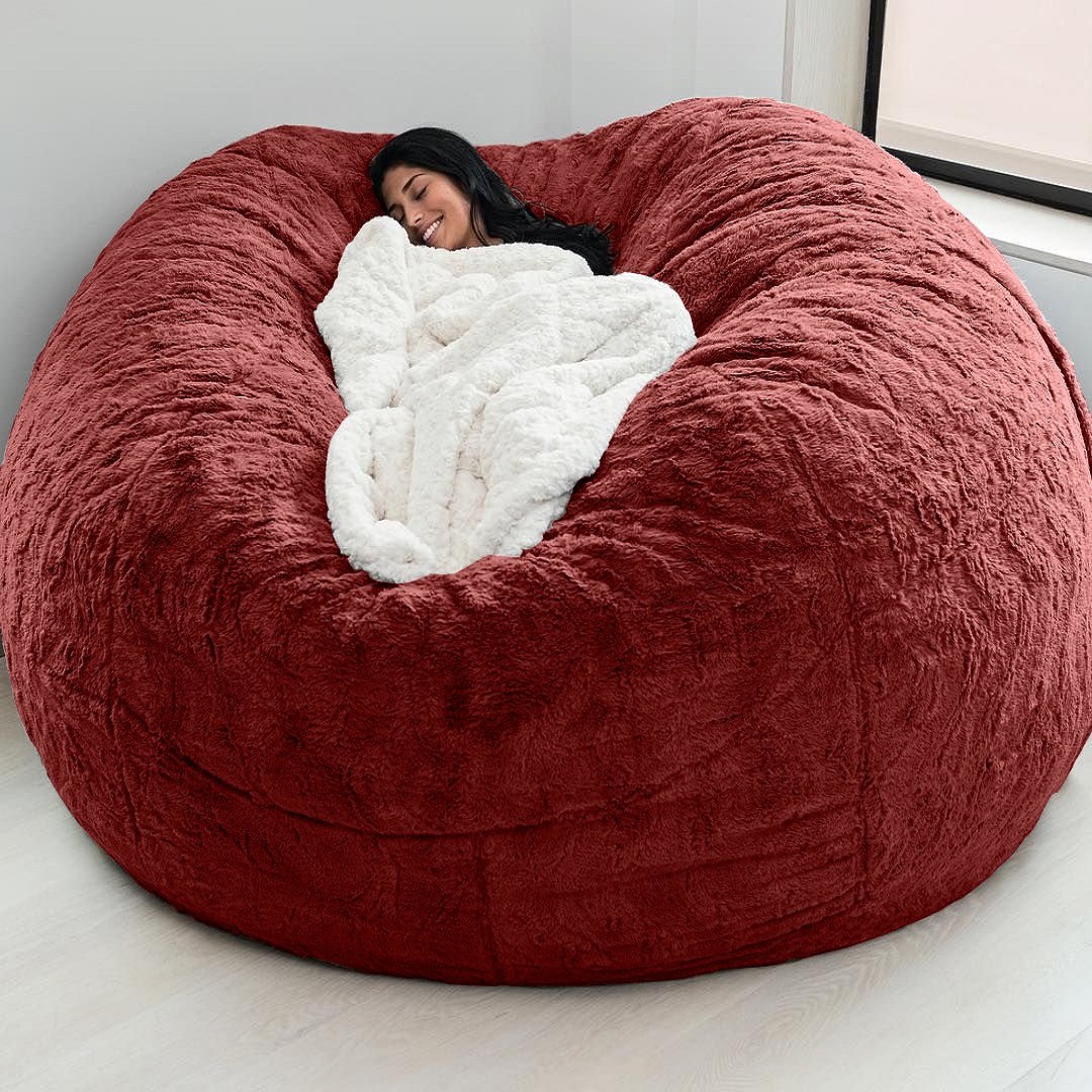 Bolso de frijoles de sofá perezoso Amazon venta caliente transfronteriza bolsa de esponja juego de sofá de bola redonda tatami ventas directas de fábrica image 11