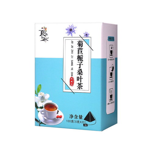 Wholesale chicory, gardenia, mulberry leaf tea triangle bag, individually packaged, easy to carry, cinnamon health mixture, substitute tea