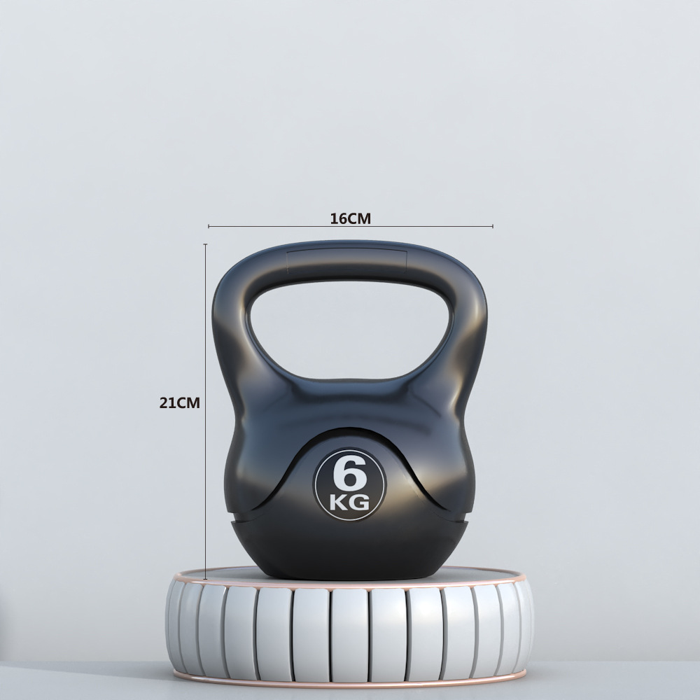 Kettlebell equipo de fitness hogar de los hombres de las mujeres de la olla sólida mancuerna levantamiento de la cadera equipo de sentadillas transfronteriza al por mayor