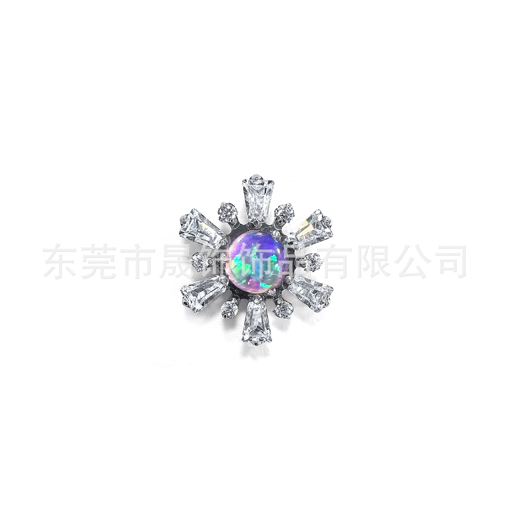 F136 Titanium Alloy 极光澳宝雪 Flower Studded 5A Cubic Zirconia Ear Stud Labret Stud Helix Cartilage Stud G23 Titanium 人体 Piercing 饰