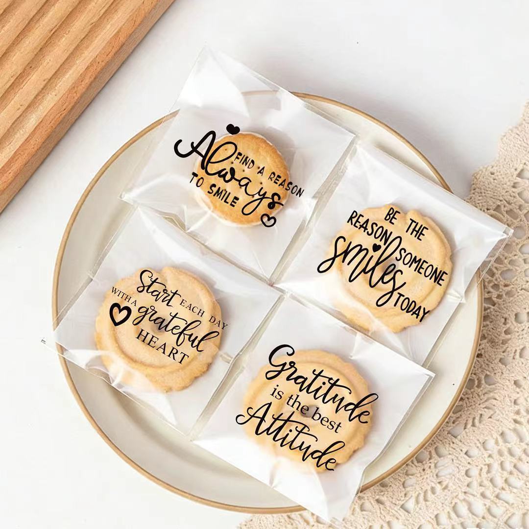 Bolsa Autoadhesiva de Embalaje para Cumpleaños, OPP, Autoadhesivo, para Galletas y Dulces