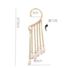 Single water droplet pearl gold color
