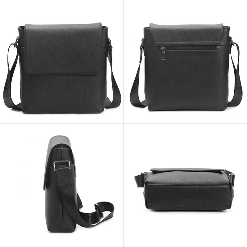 Túi đeo chéo nam da bò vân chéo cổ điển 29×11×17 cm — Cà phê nâu, 50 RMB. Bán lỗ do mua số lượng lớn., Xanh Đậm, 50 Yuan, Thanh Lý Tồn Kho - Bán Thua Lỗ Vì Số Lượng Lớn! chi tiết 8