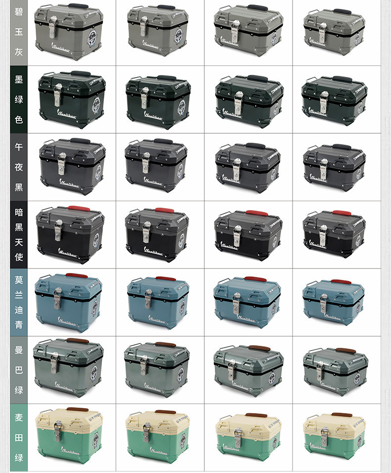 Wanlihao Victoria 150/250/300 motorcycle tail box, electric vehicle trunk, non-aluminum alloy storage