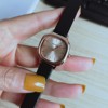 Square fashionable quartz women's watch for leisure, Korean style, European style, simple and elegant design