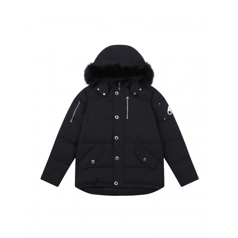 European and American Fox Fur Large Fur Collar Winter 06 Men's 0203 Couple down Jacket Men's and Women's Jackets