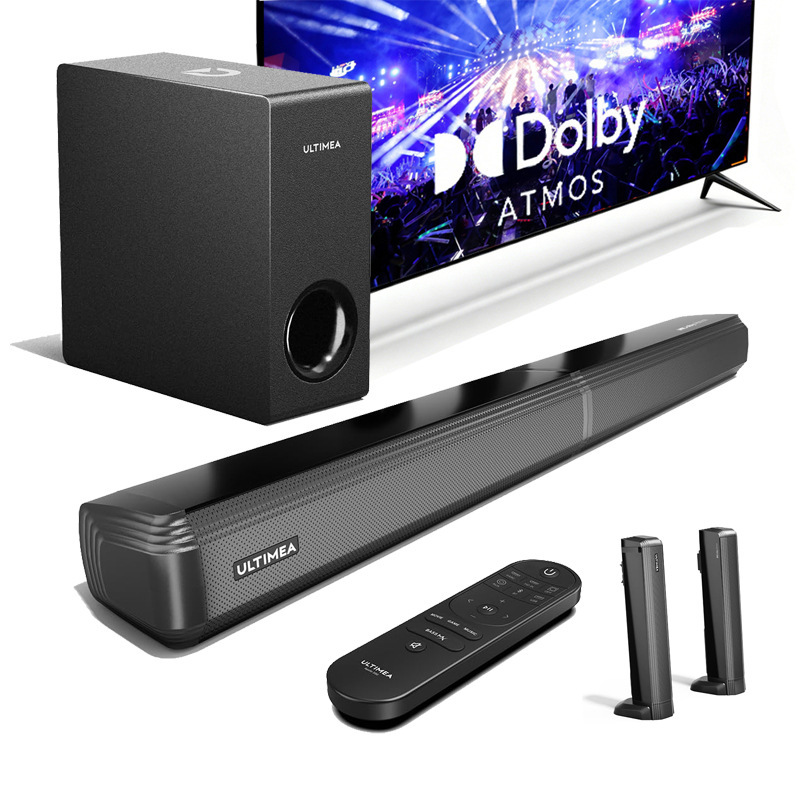 Ultimea 4.1-Channel Dolby Atmos Tv Soundbar 2-in-1 Bluetooth 5.3 with Subwoofer 280W