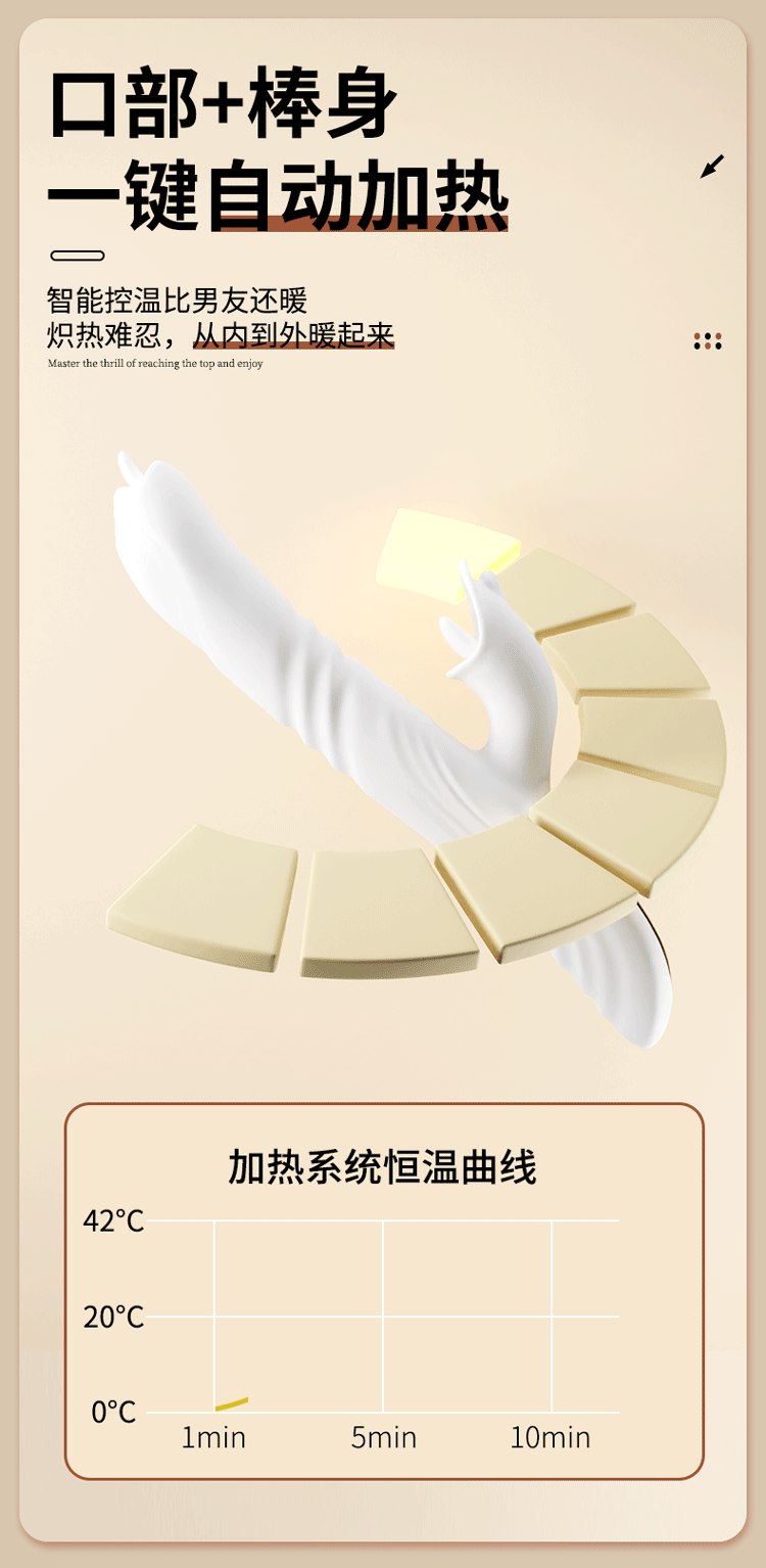 Jiuai Fairy Vibrator for Women with Telescopic and Heating Functions — detail image 16