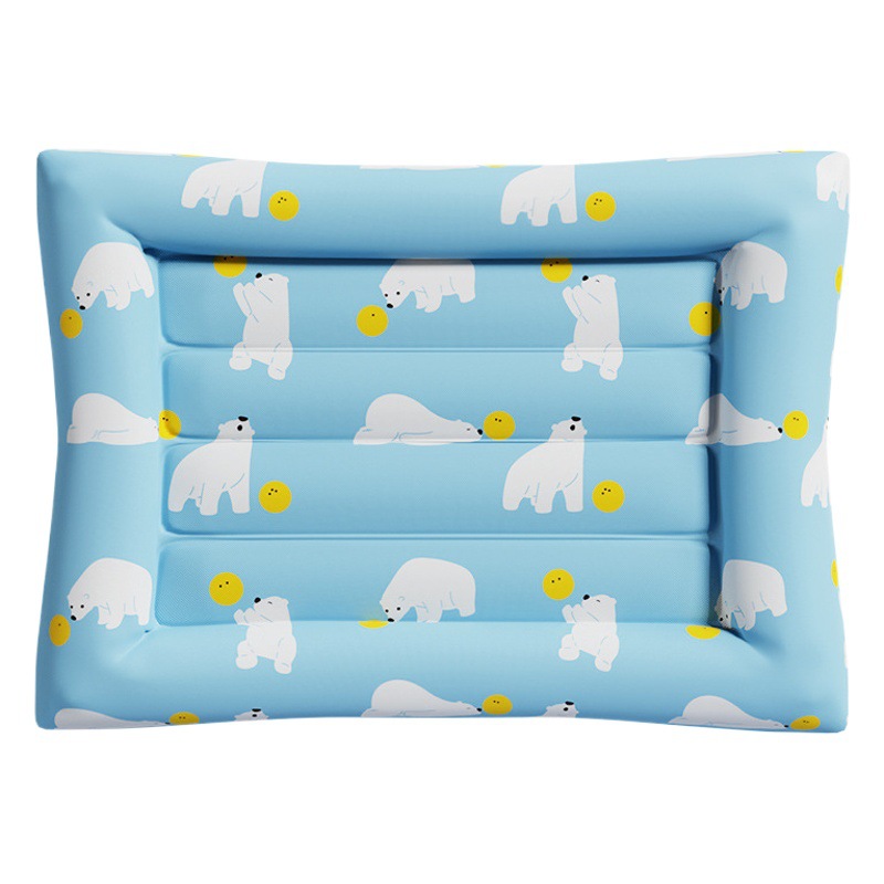 Almohadilla de hielo para mascotas de verano Gel degradado de enfriamiento para perros, nido de hielo, almohadilla de enfriamiento transpirable para perros y gatos, suministros para mascotas al por mayor