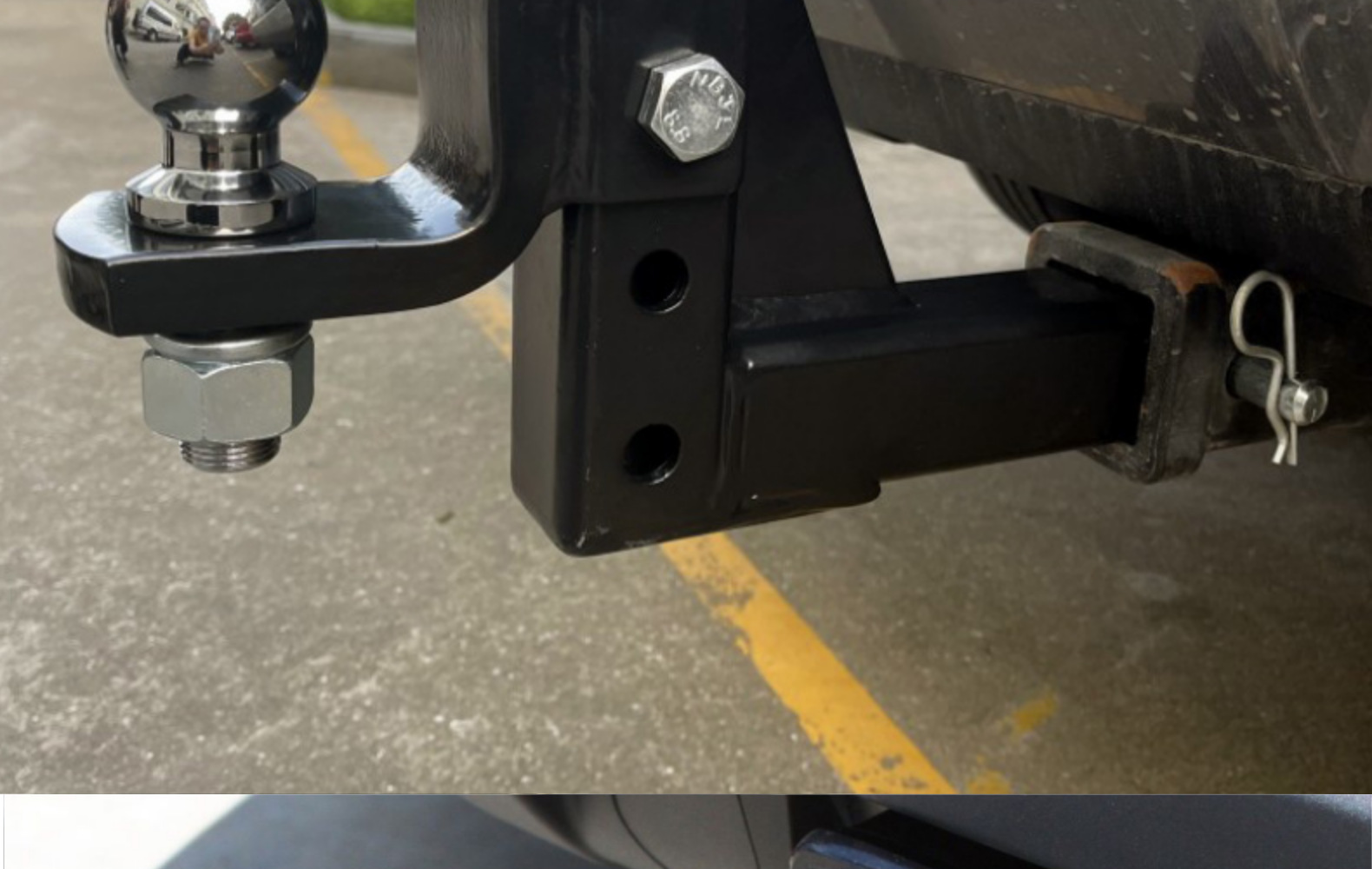 10-inch adjustable trailer arm quick connection car connecting arm traction hook accessories trailer off-road RV modification accessories