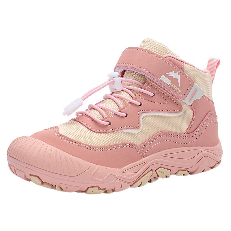 Трансграничная осенне-Весенняя Новая повседневная модная универсальная уличная детская сетчатая обувь со средним верхом, повседневная обувь, нескользящая детская обувь