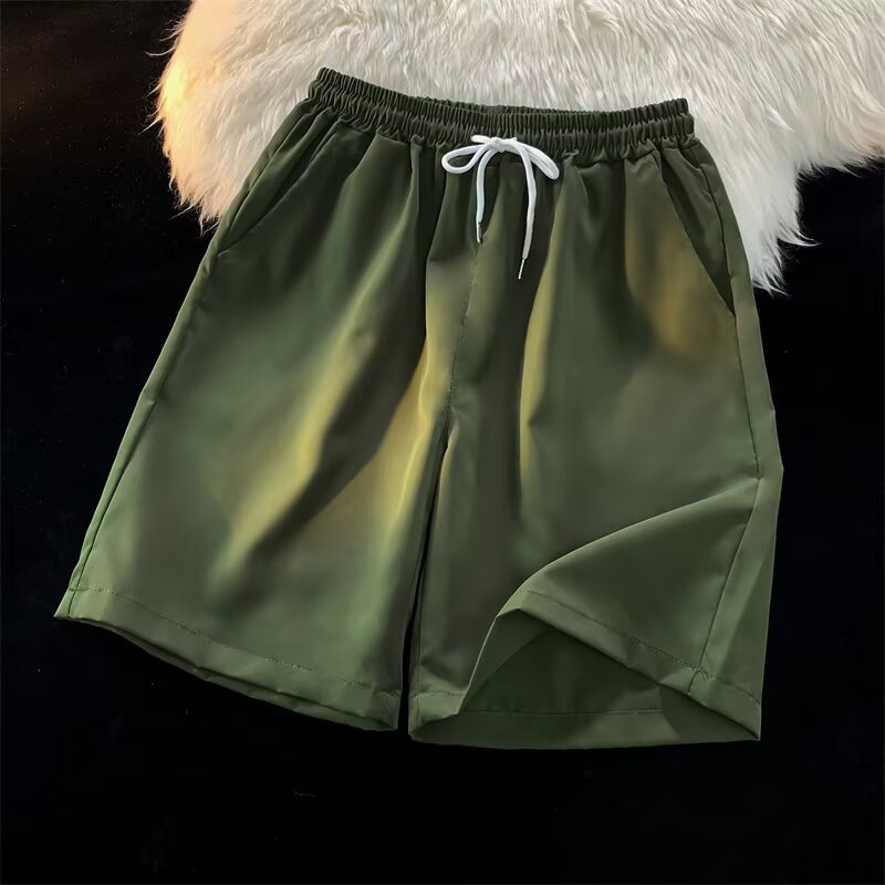 Personalizado al por mayor caramelo de viento neutro multicolor 25 colores primavera y verano nuevos pantalones cortos casuales de cinco puntos sueltos y cómodos