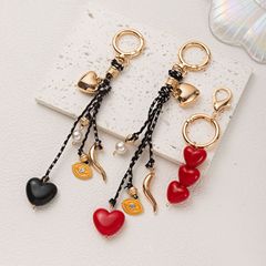 ヨーロッパとアメリカのクロスボーダーバッグアクセサリーマカロンカラーラブショルダーストラップチェーンバッグストラップアクセサリーパールラブ