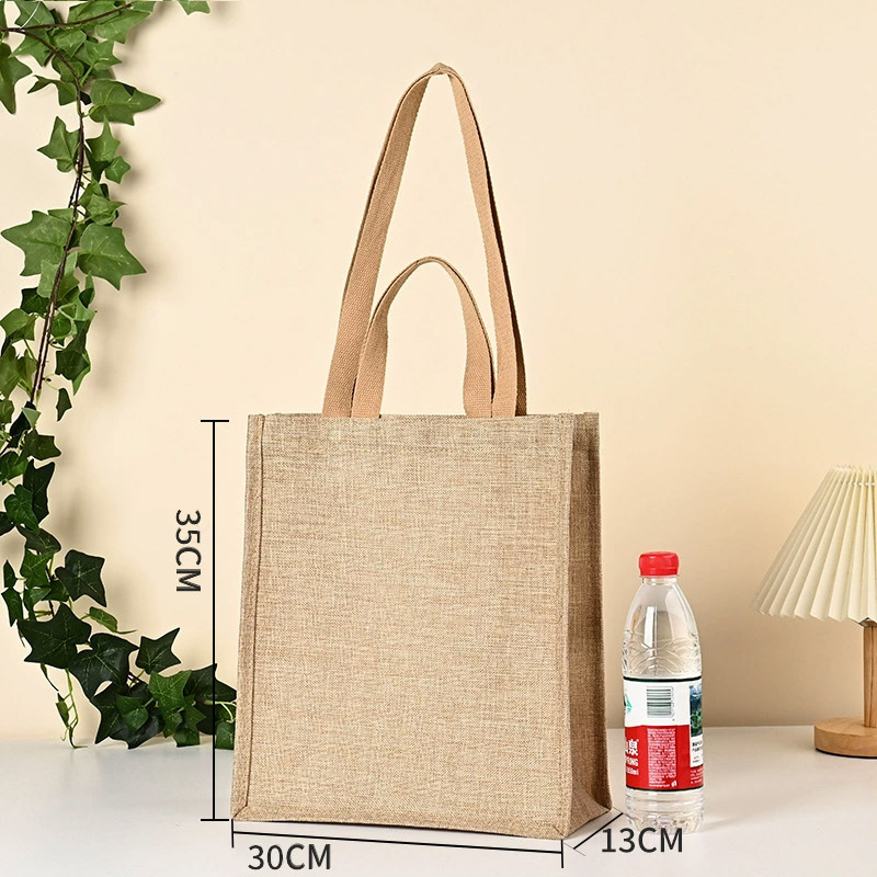 30 de largo * 35 de alto * 13 de ancho; lino