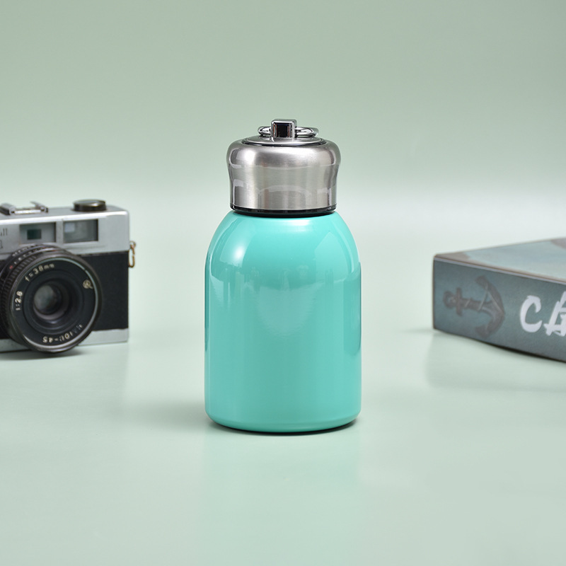 新品304ステンレスミニ小デブ保温カップリング付き携帯ポケットカップ二重真空カップ|undefined