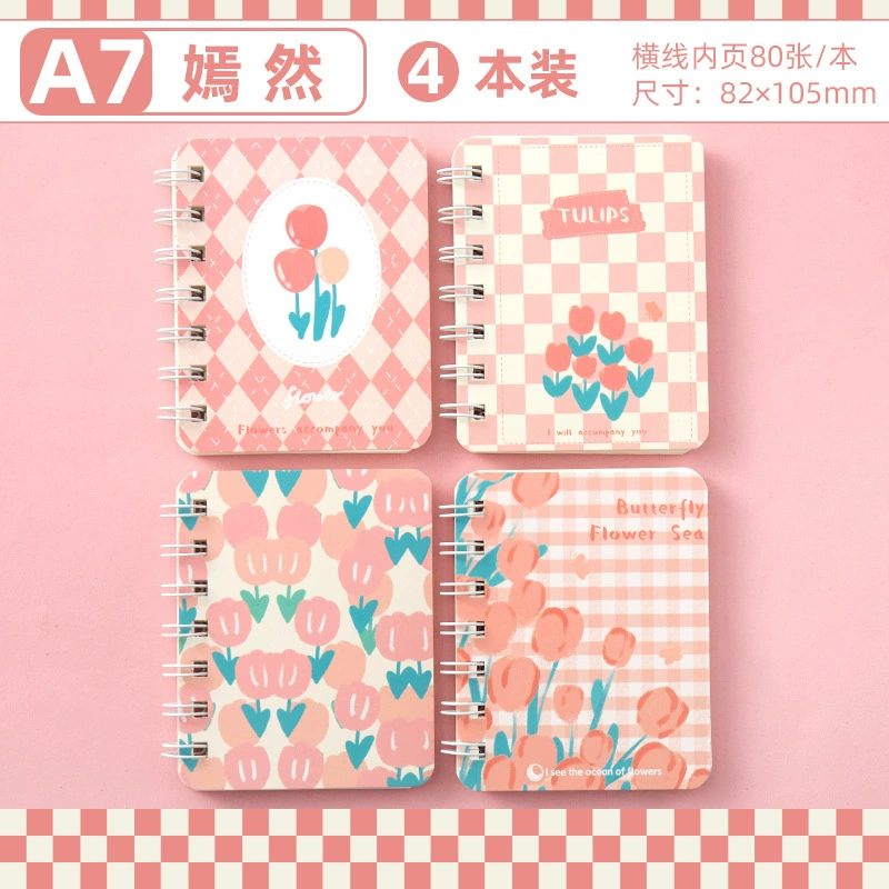Cartoon handheld book for students, laptop, stationery, scheduler